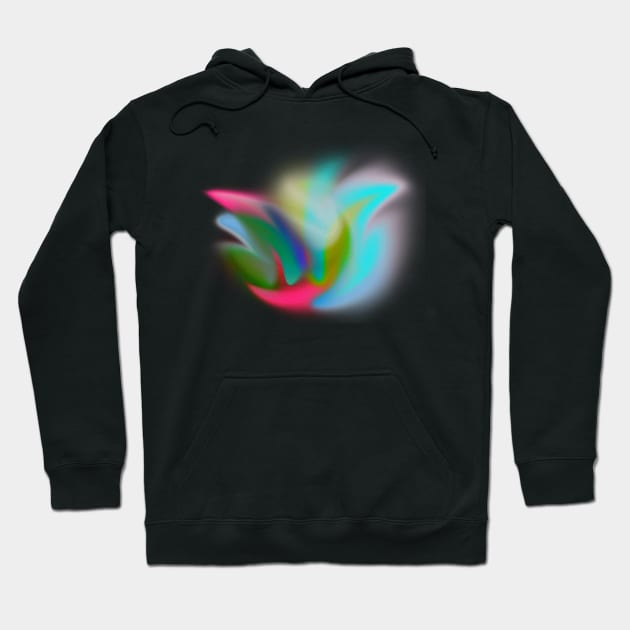 Dazy retro abstract art Hoodie by SUNWANG